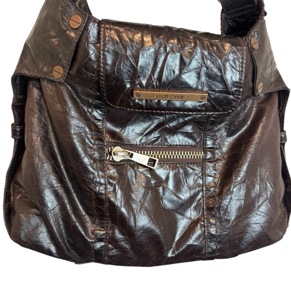 Matt & Nat Brown Japanese Paper Shoulder Bag - Picture 2 of 8